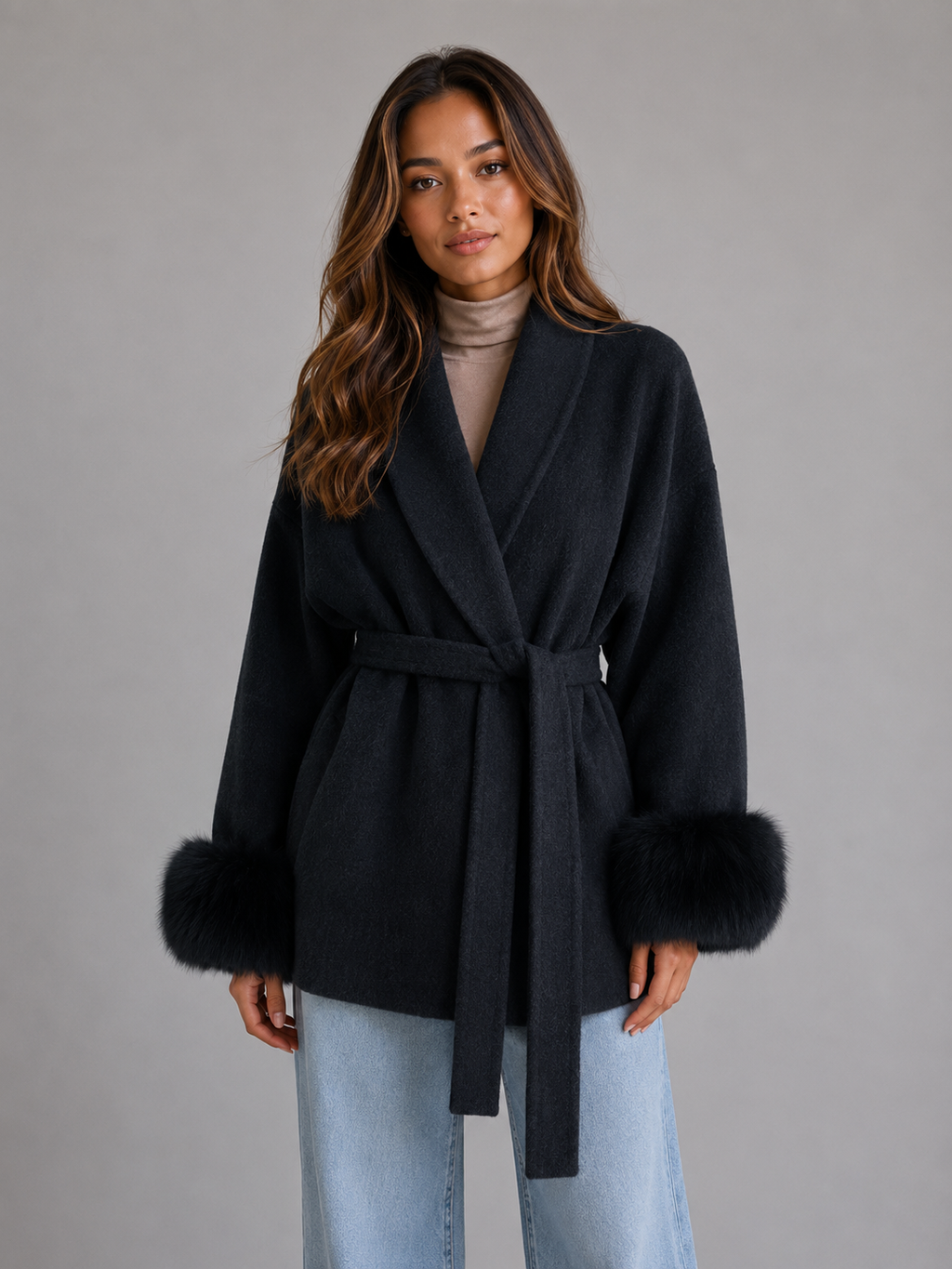 Coat in Black