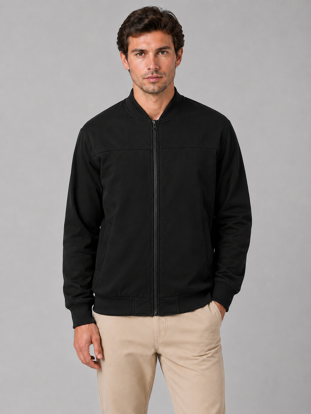 Bomber Jacket in Black