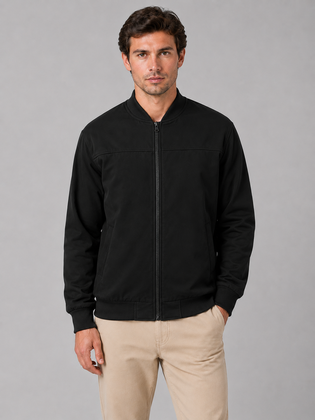 Bomber Jacket in Black