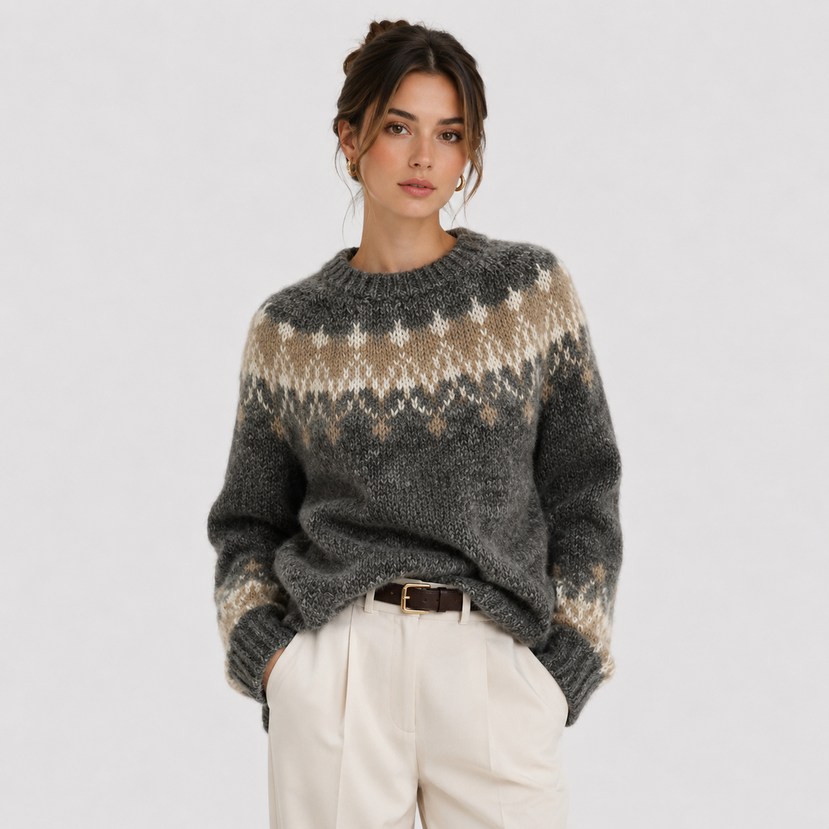 Cashmere Pullover Women in Black