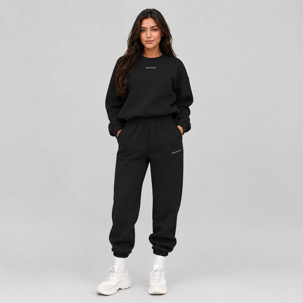 Sweatshirt in Black