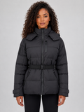 Puffer Jacket in Black