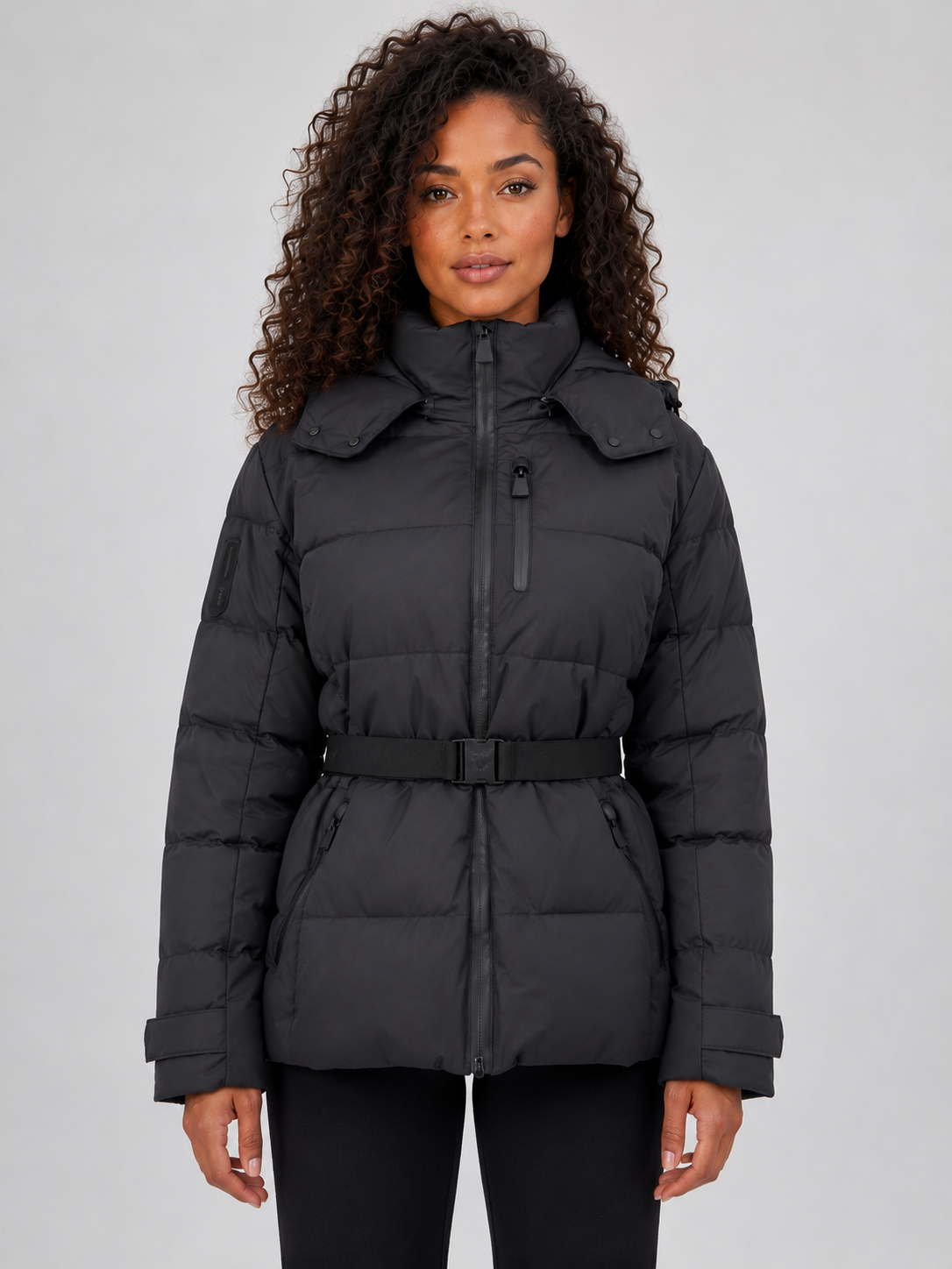 Puffer Jacket in Black