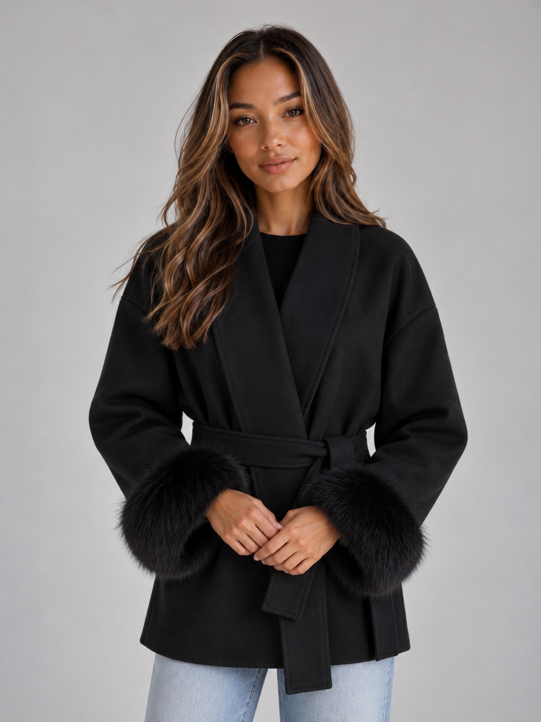 Coat in Black