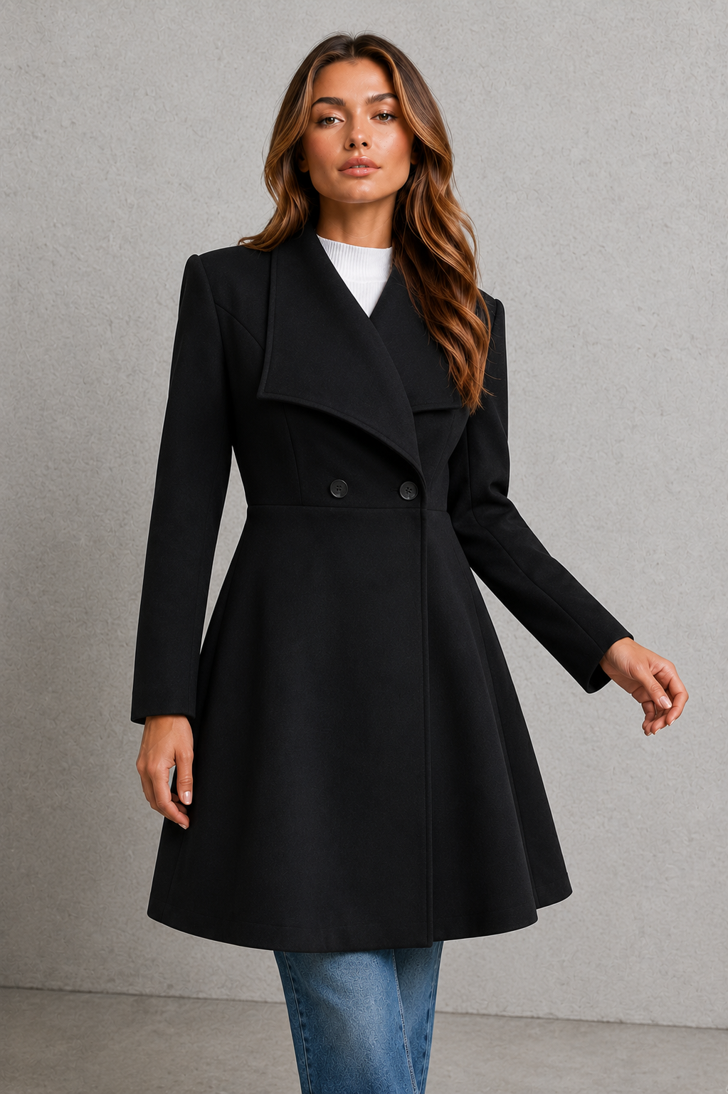 Coat in Black