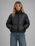 Puffer Jacket in Black
