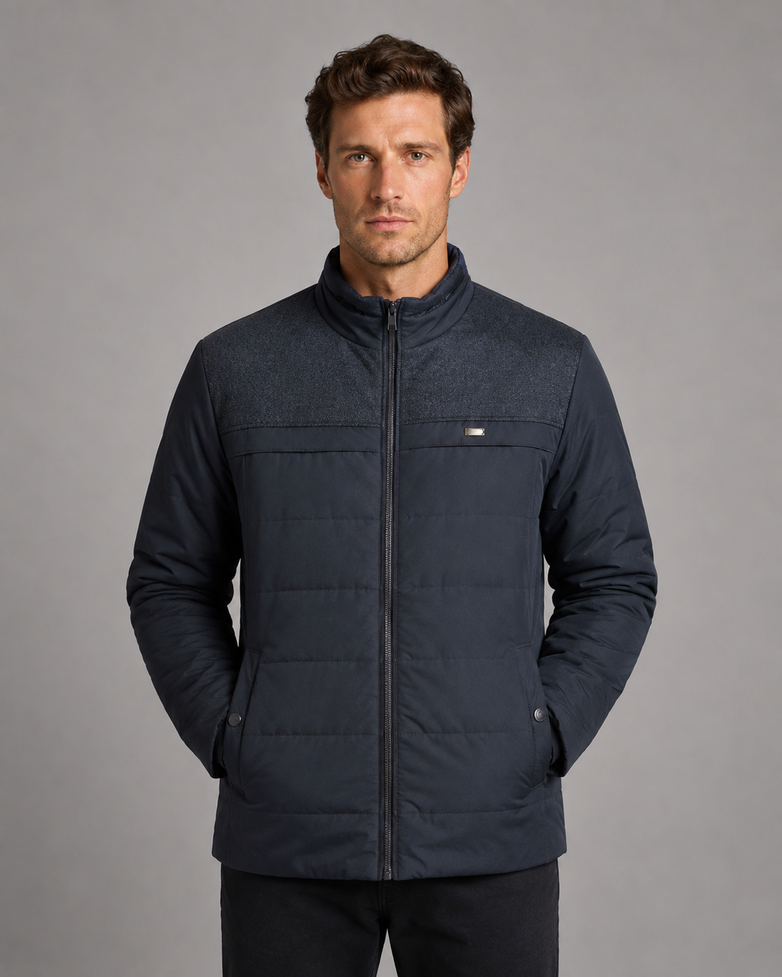 Puffer Jacket in Black