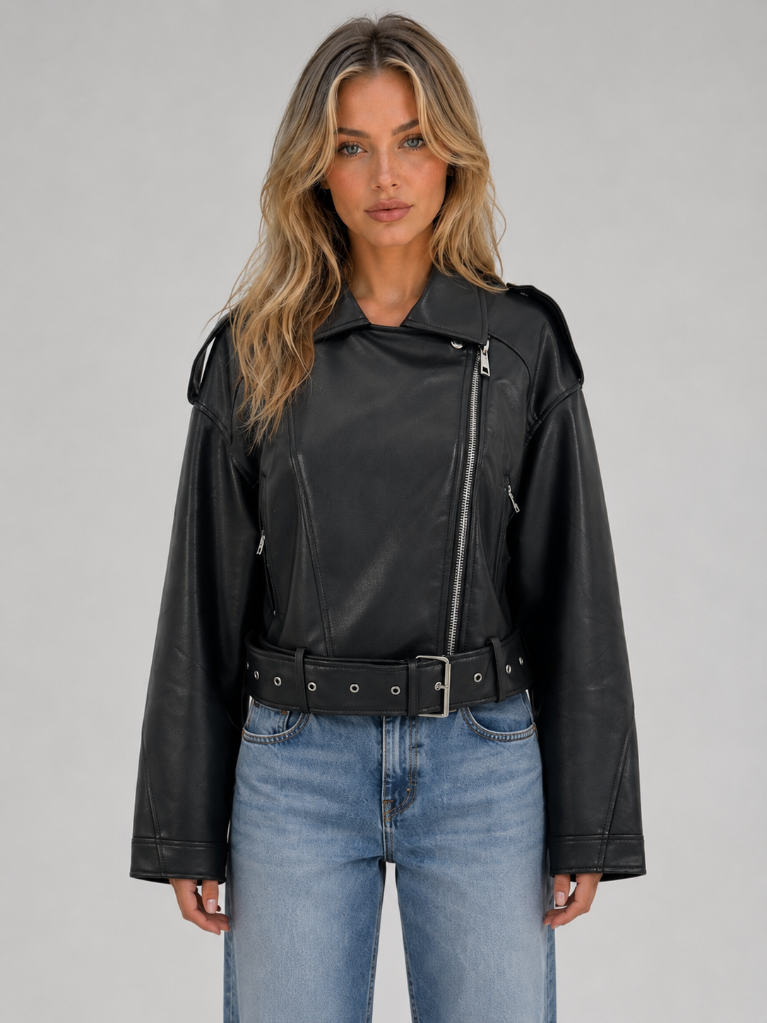 Biker Jacket in Black