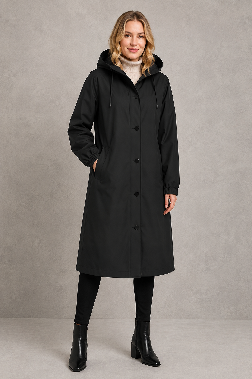 Trench Coat in Black