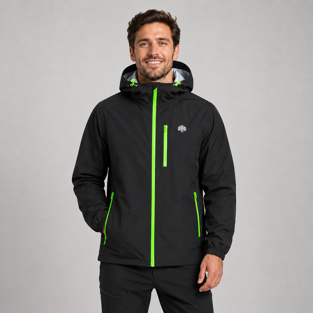 Rain Jacket in Black