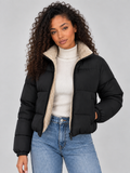 Puffer Jacket in Black