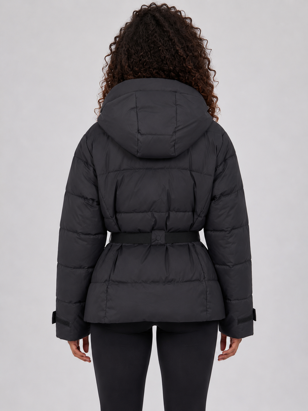 Puffer Jacket in Black