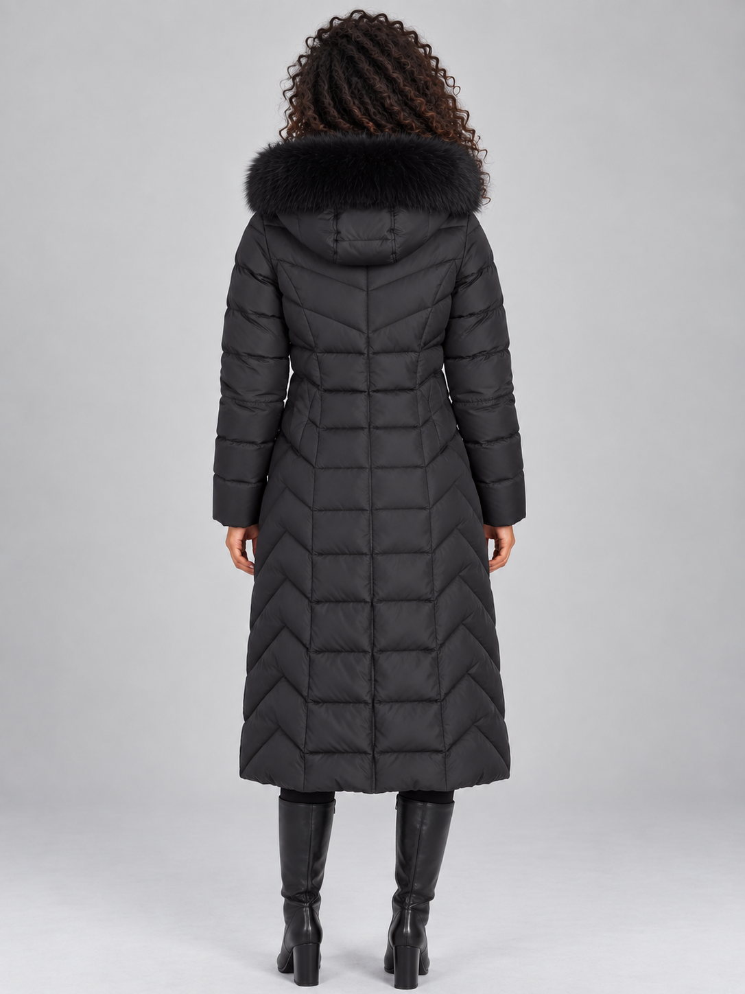 Puffer Jacket in Black