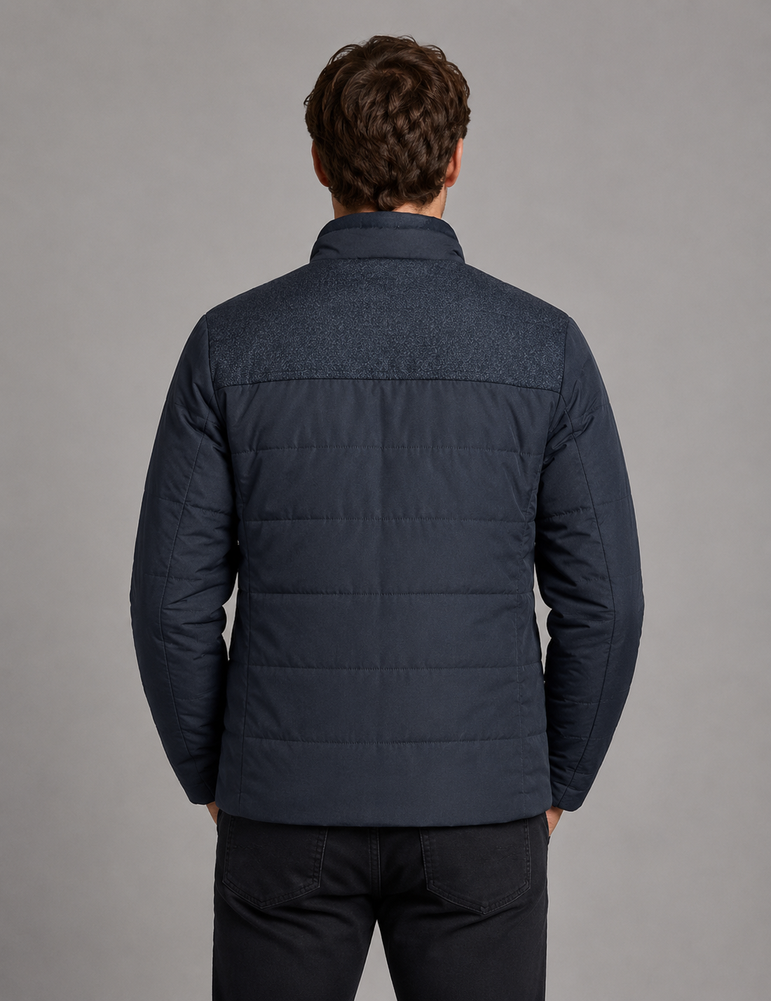 Puffer Jacket in Black