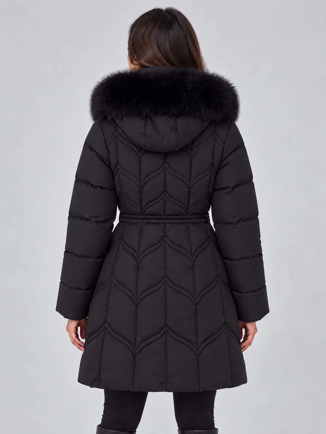 Puffer Jacket in Black