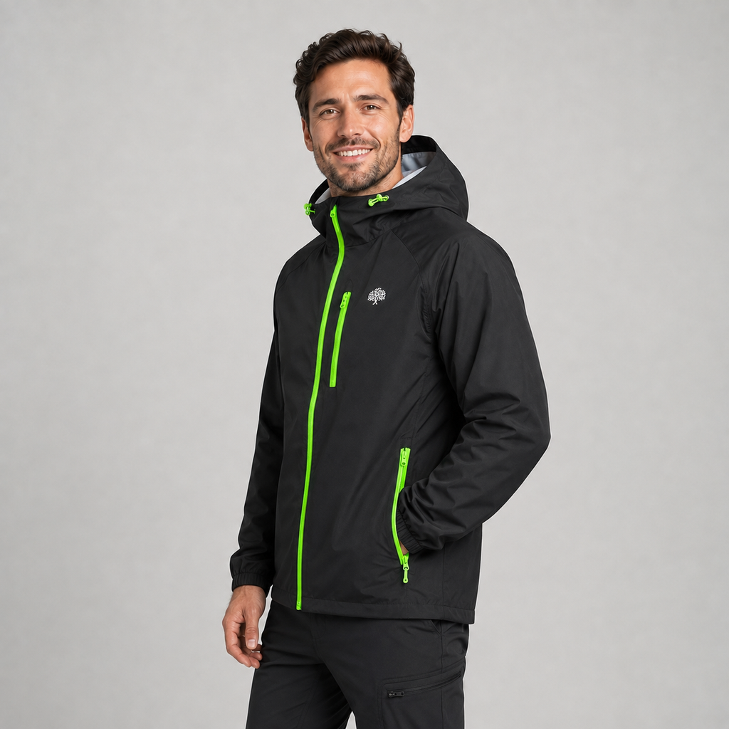 Rain Jacket in Black
