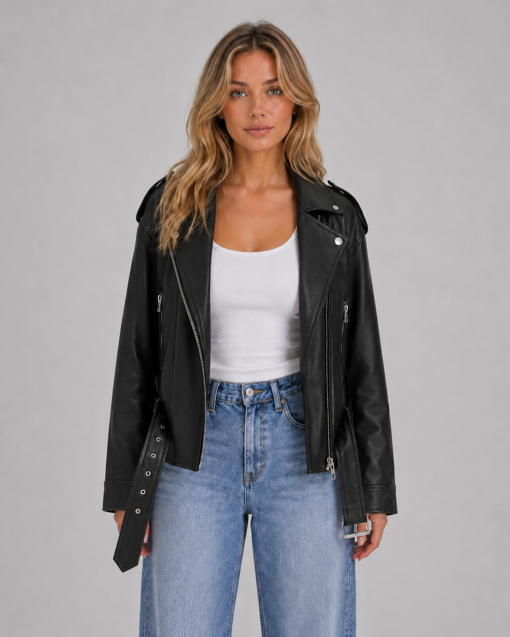 Biker Jacket in Black