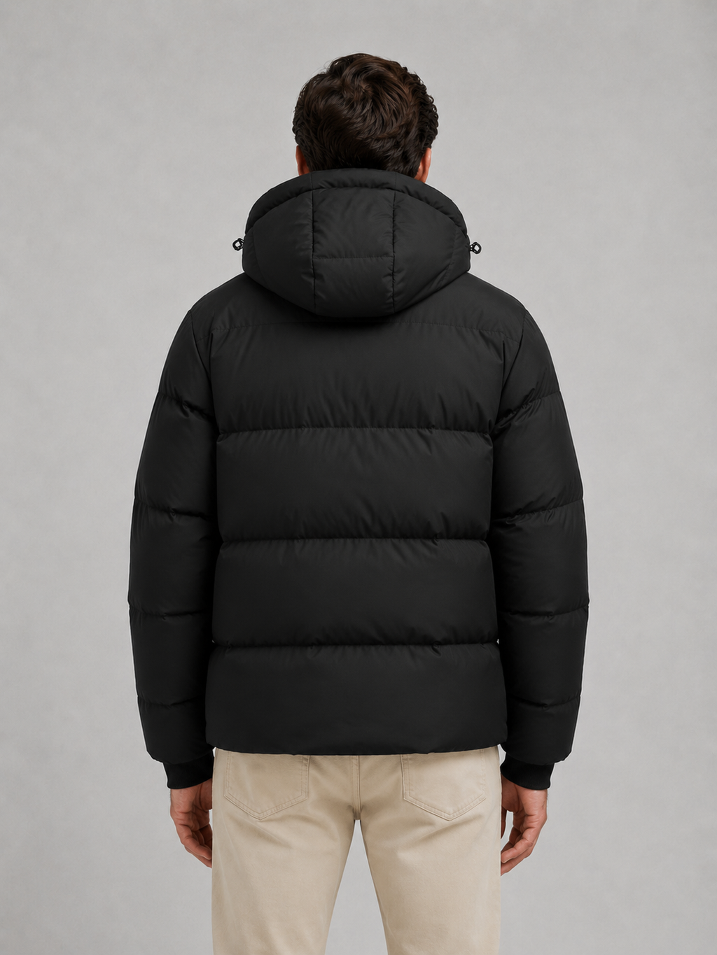 Puffer Jacket in Black