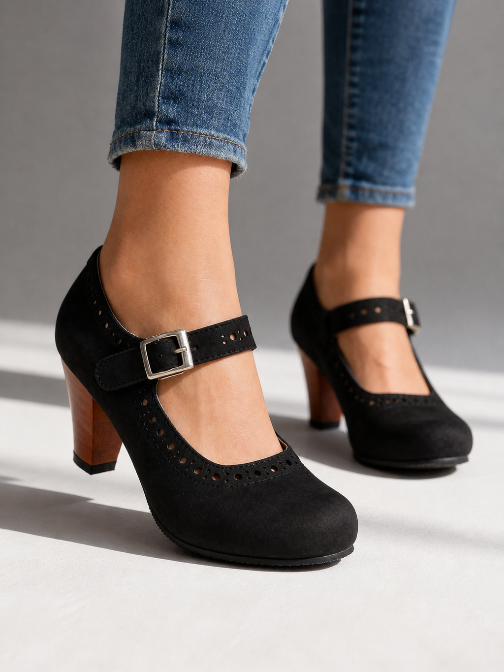 Mary Jane Shoes in Black