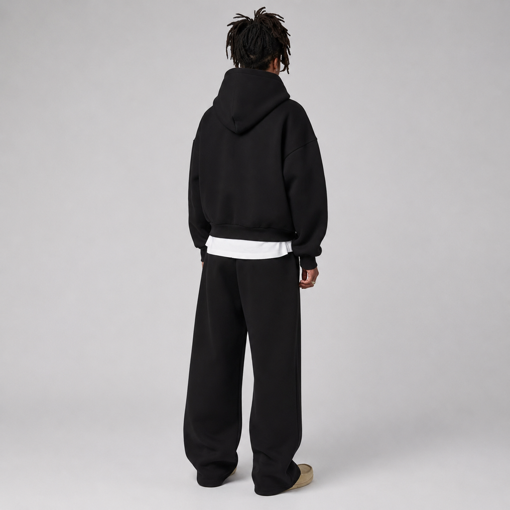 Tracksuit Set in Black