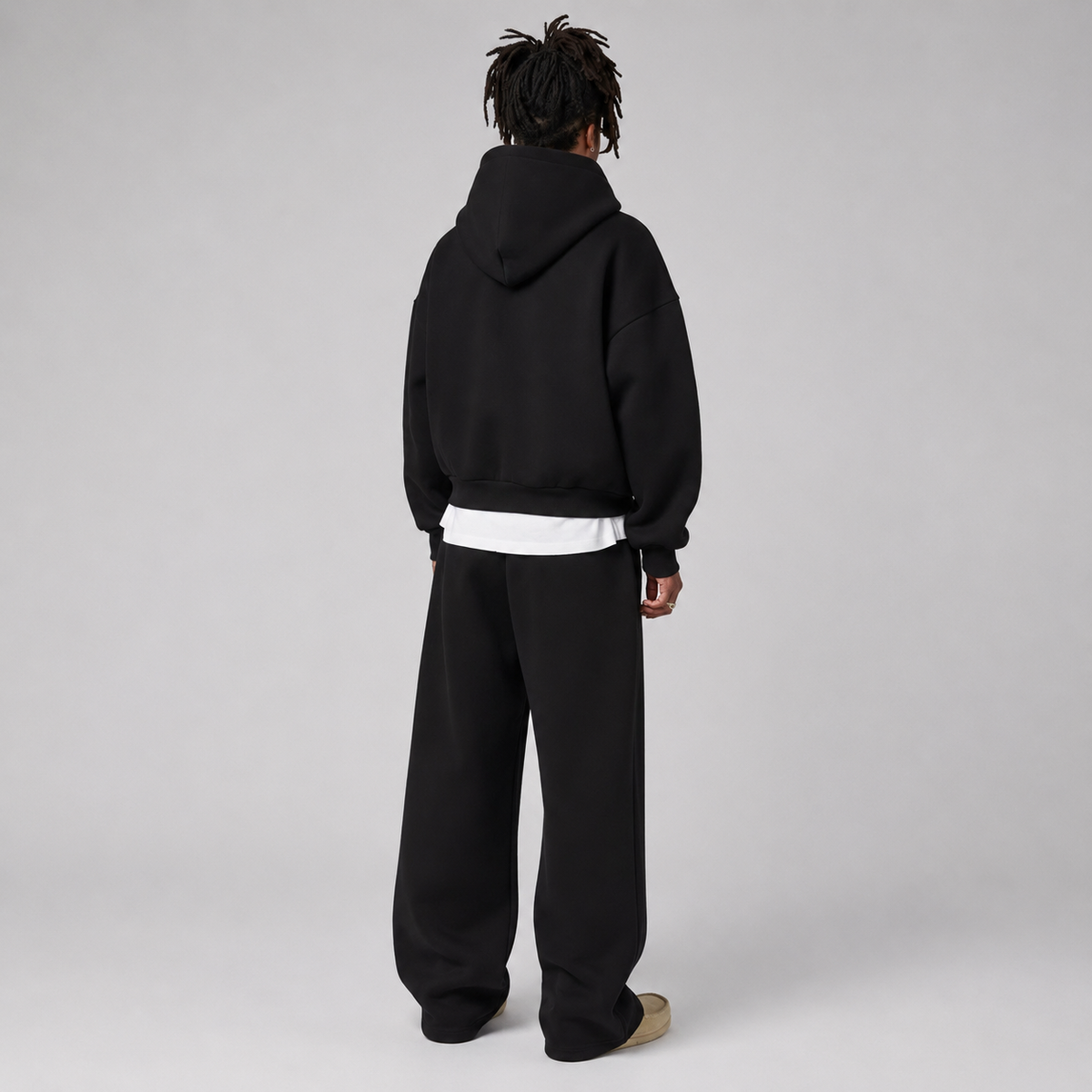 Tracksuit Set in Black