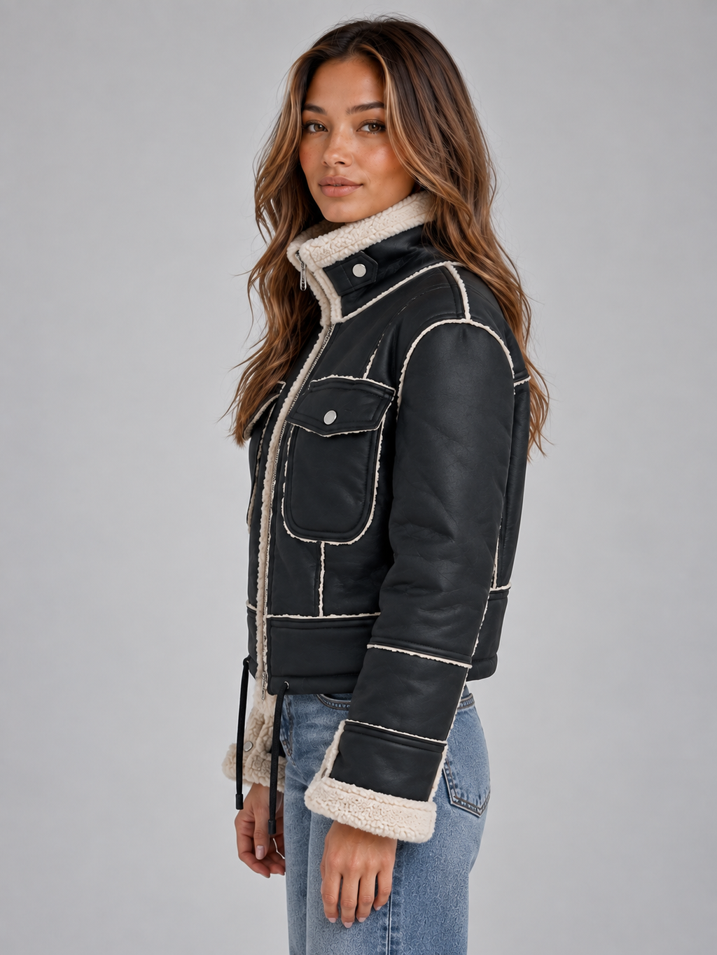 Bomber Jacket in Black