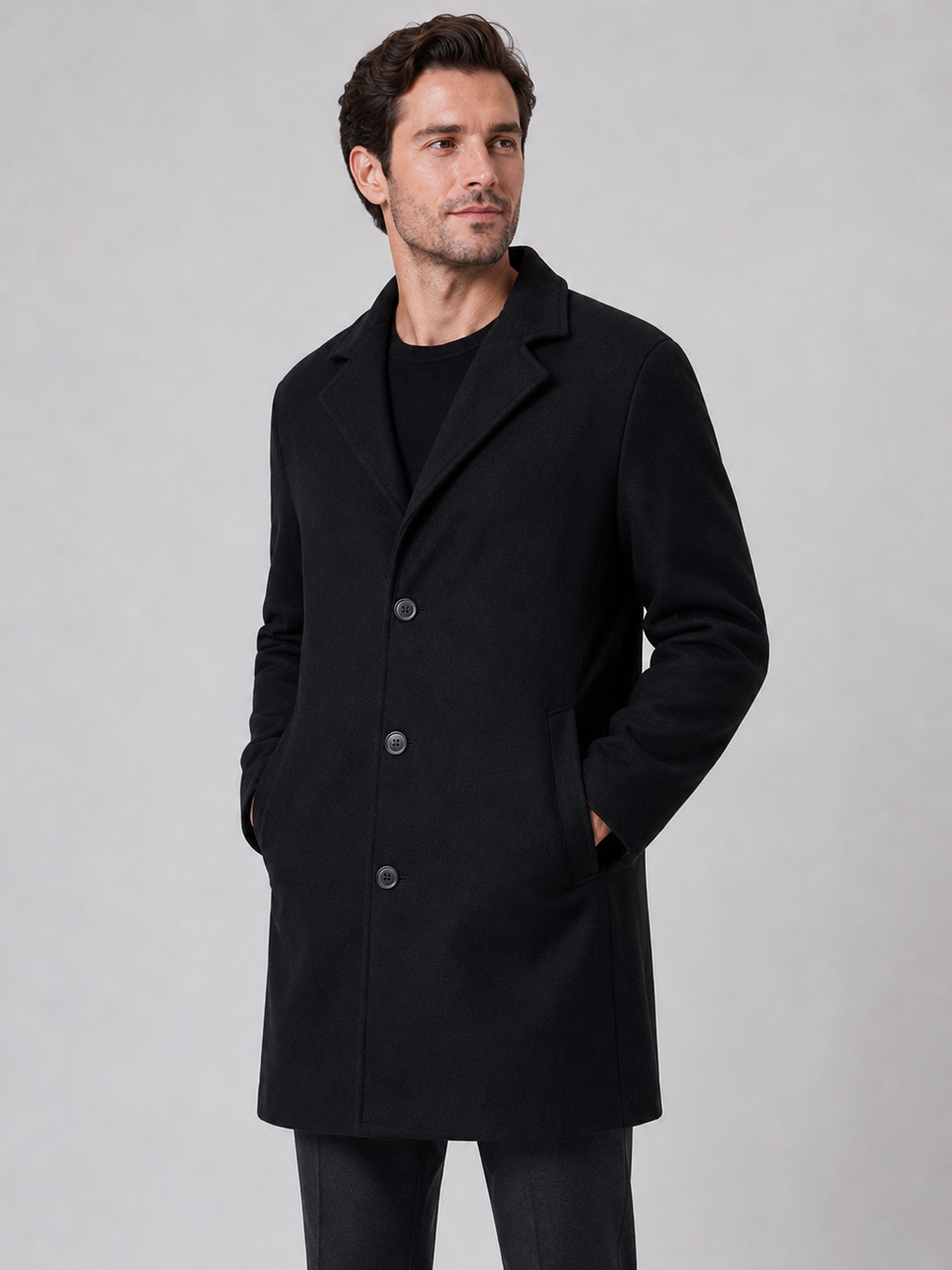 Coat in Black