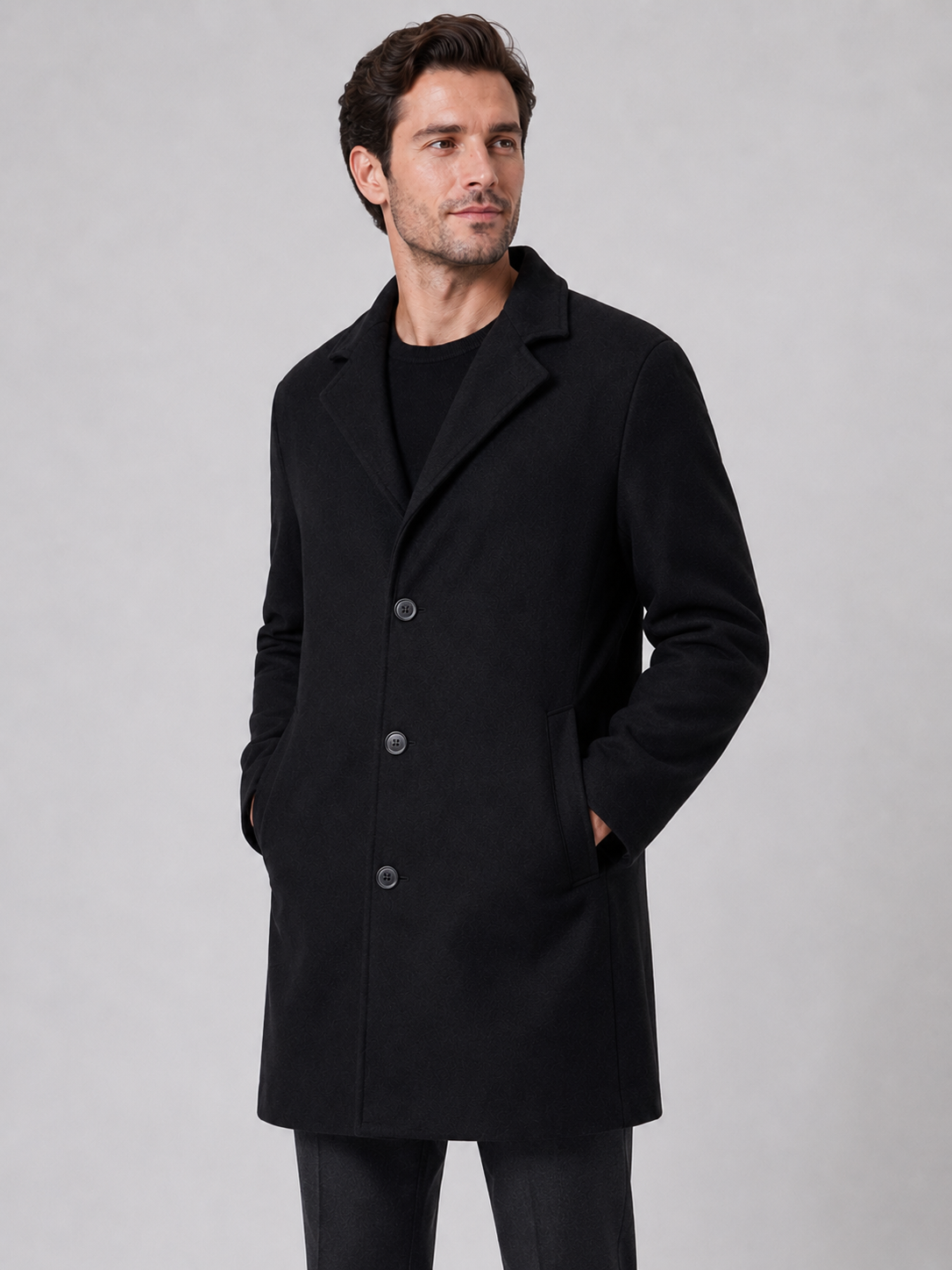 Coat in Black