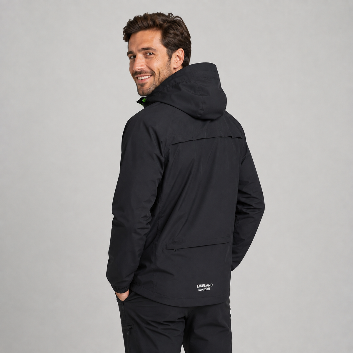 Rain Jacket in Black