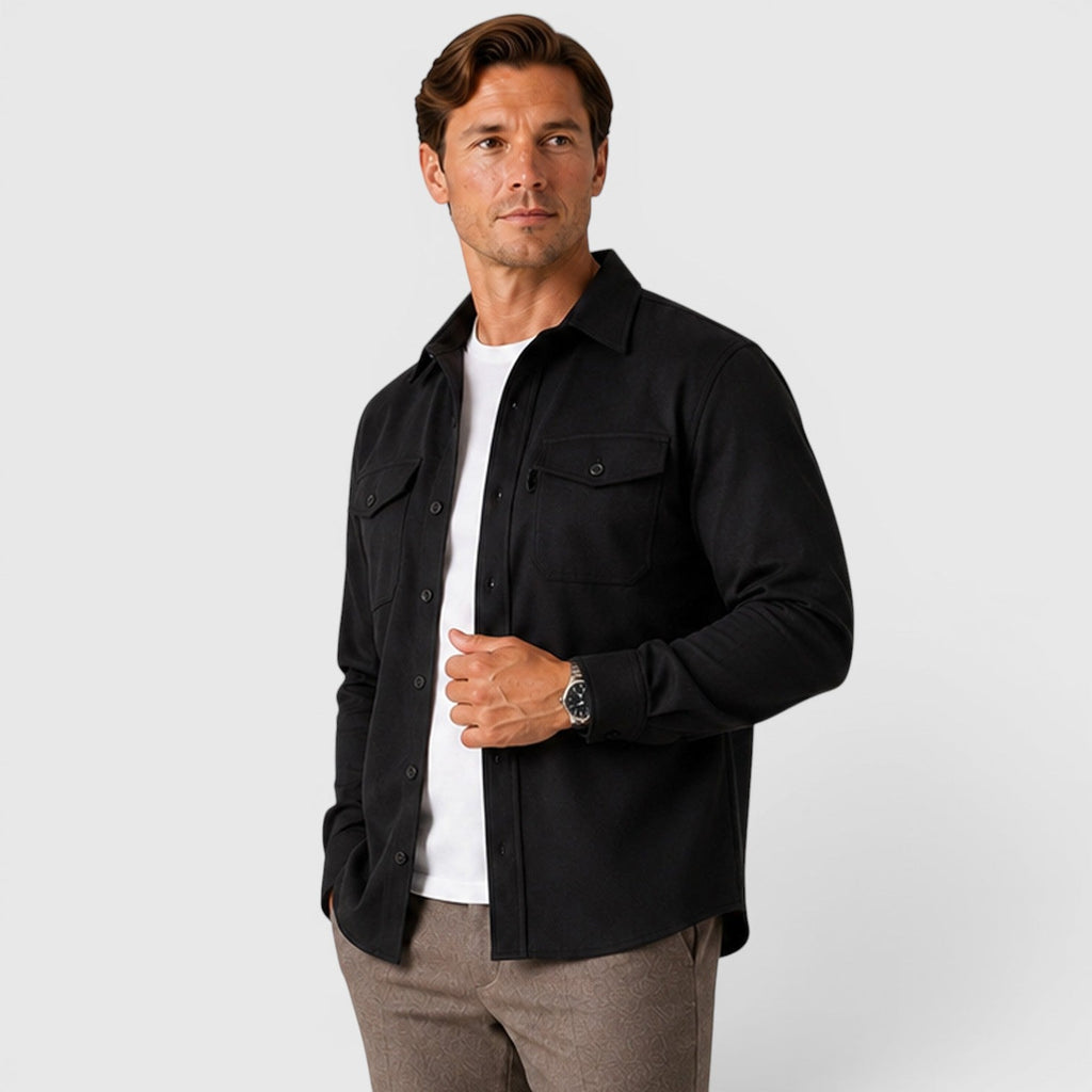 Overshirt in Black