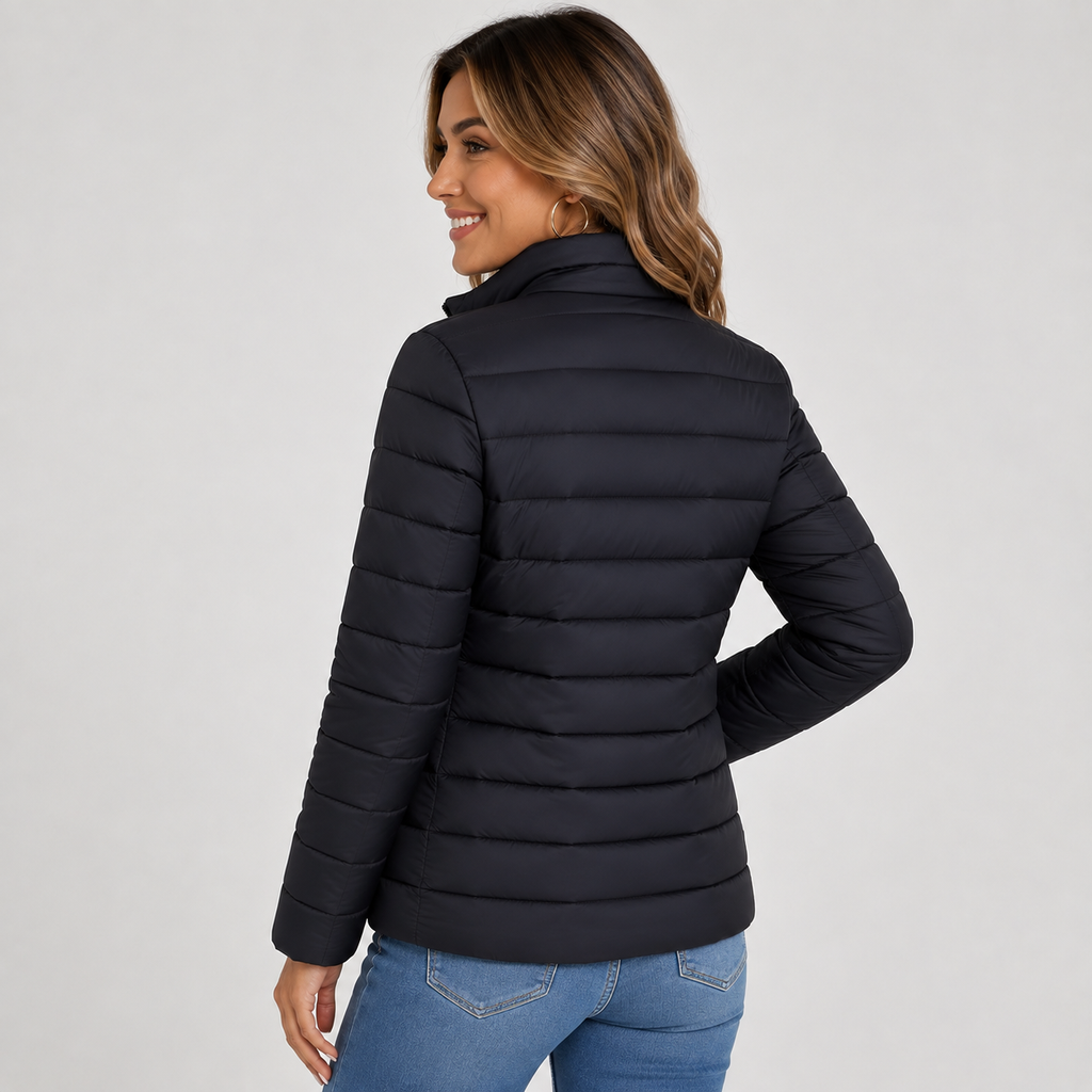 Puffer Jacket in Black