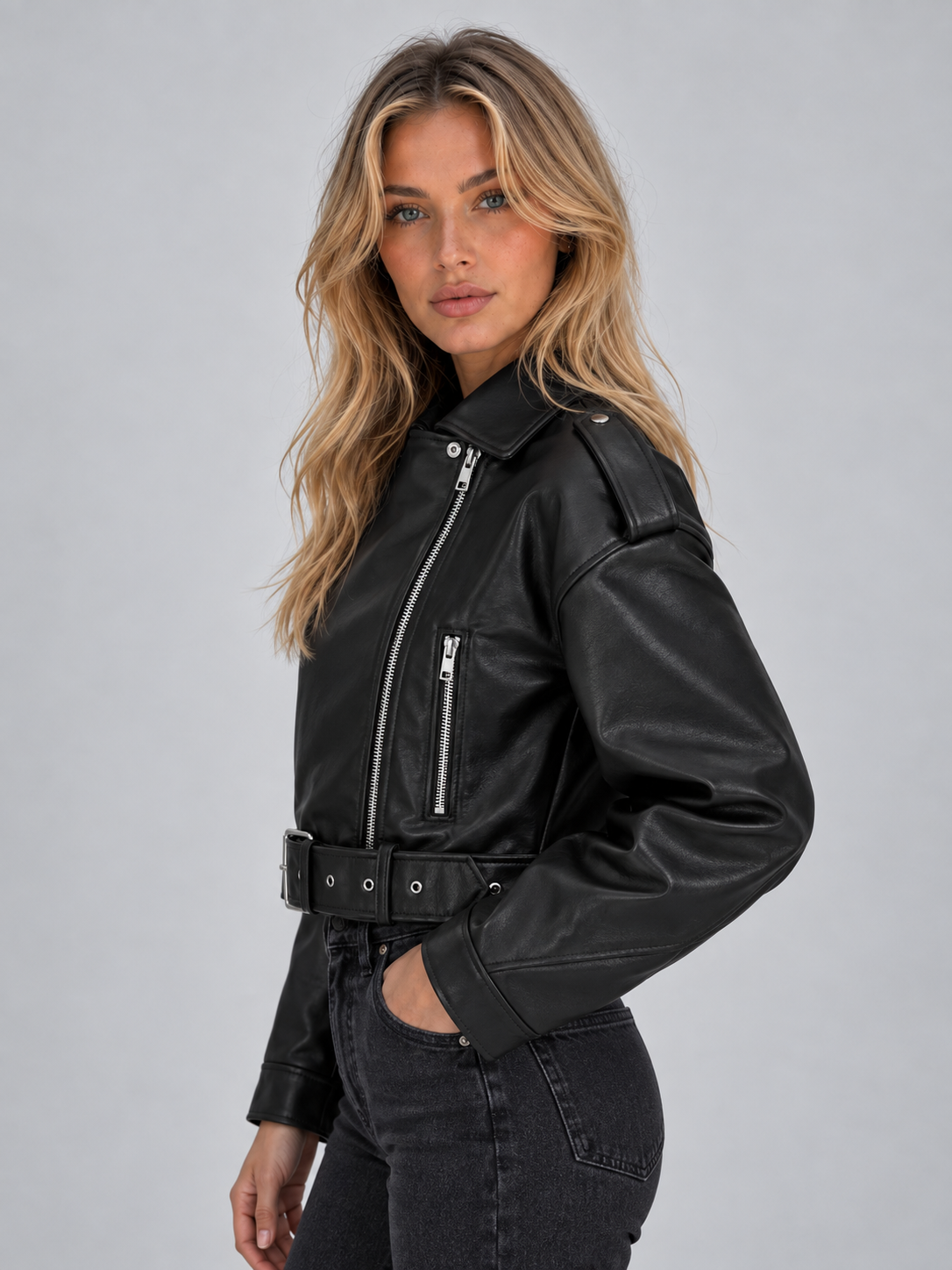 Bomber Jacket in Black