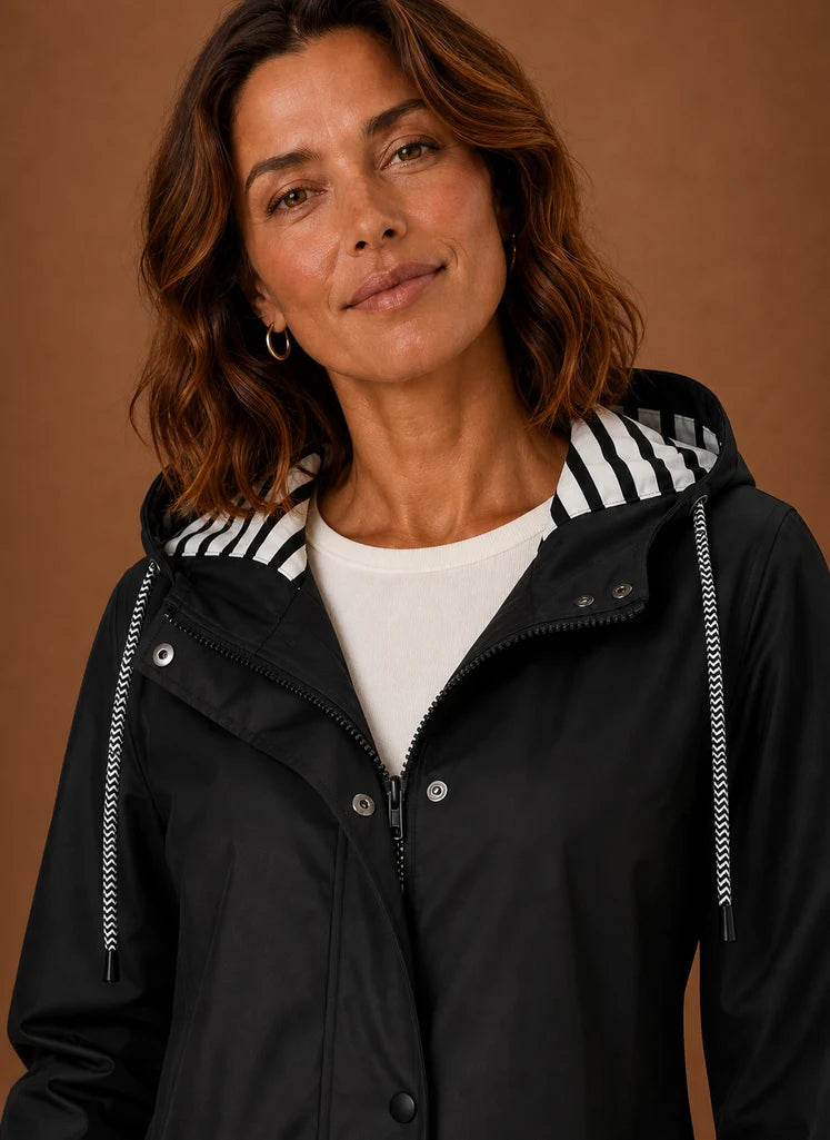 Women's Trench Coat - Hooded Fall/Winter Coat | Nero & Luya