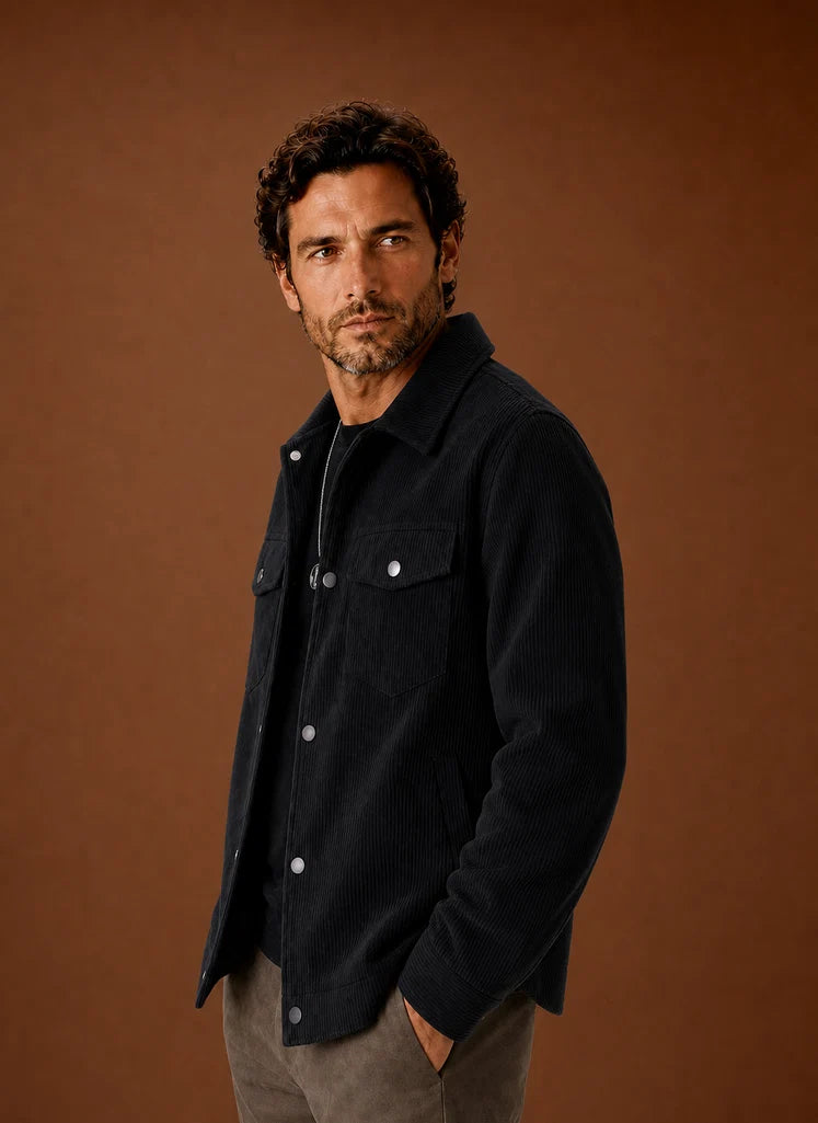Men’s Corduroy Jacket – Casual Fall Jacket | Nero & Luya