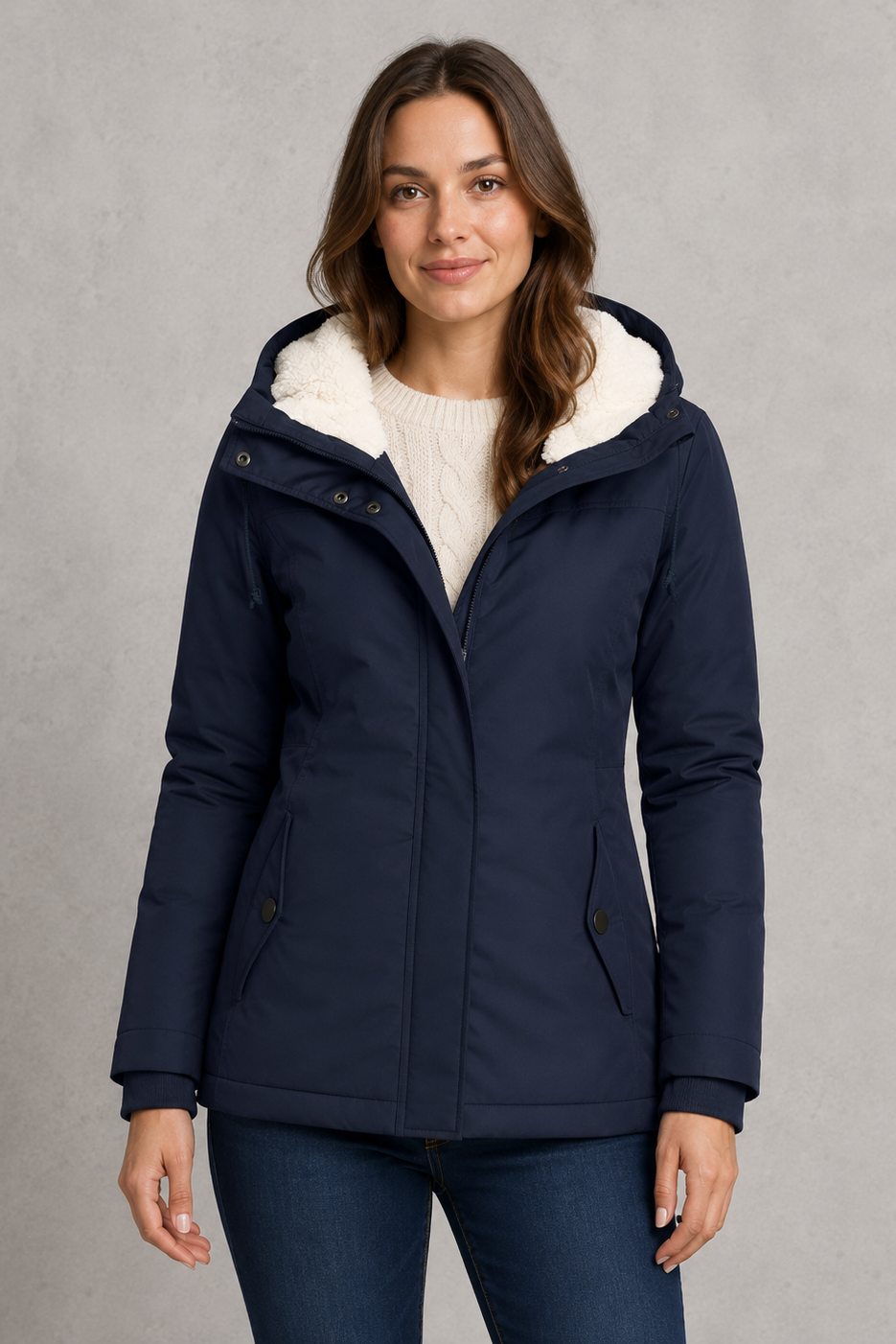 Coat in Blue