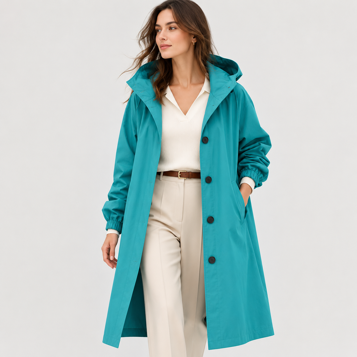 Women's Coat in Blue