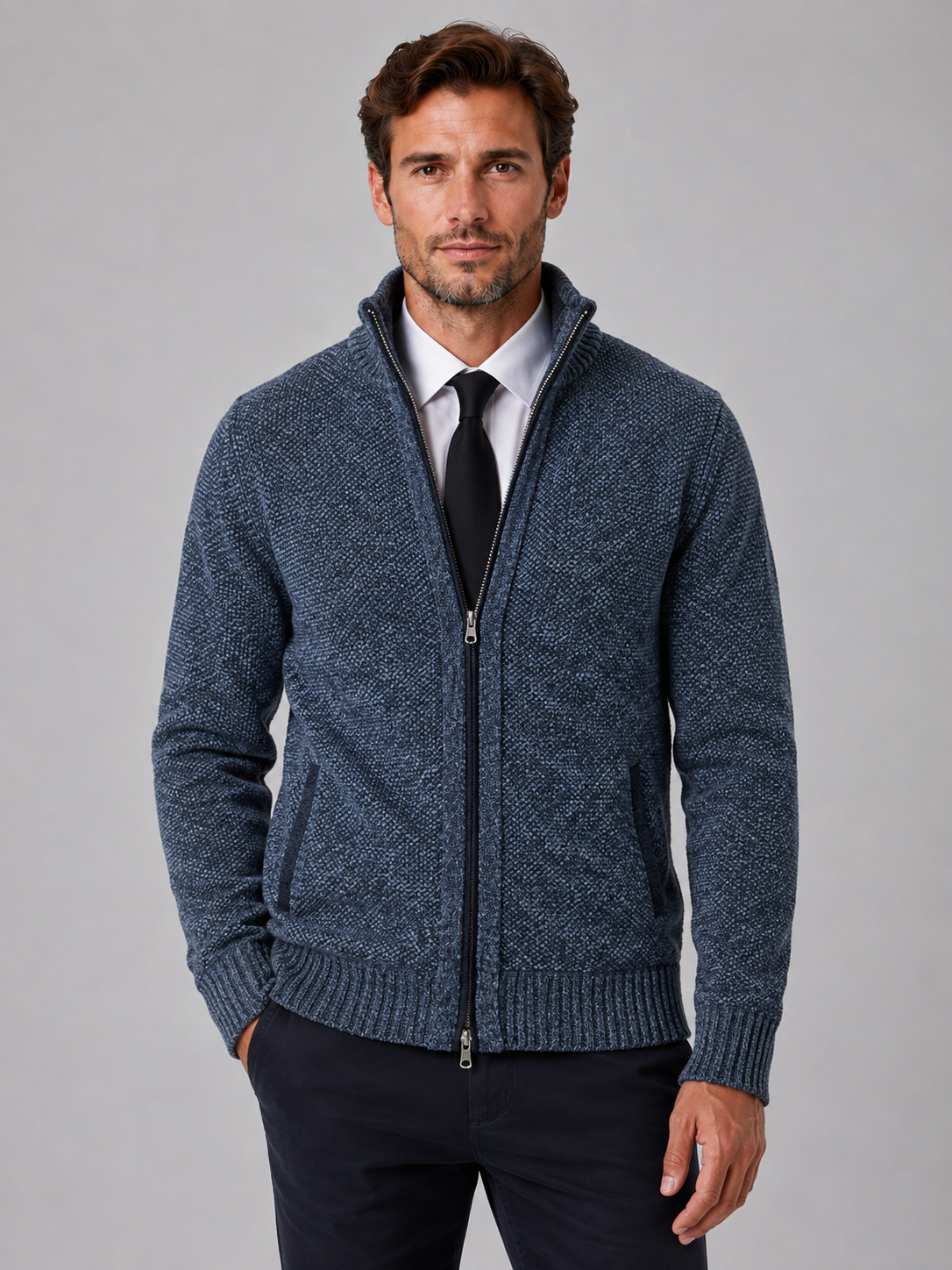 Cardigan in Blue