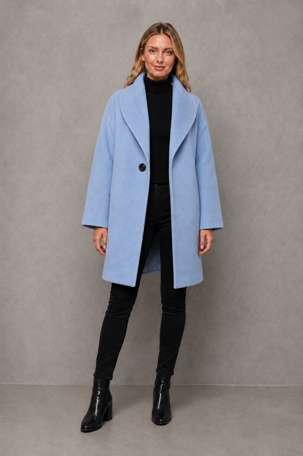 Coat in Blue