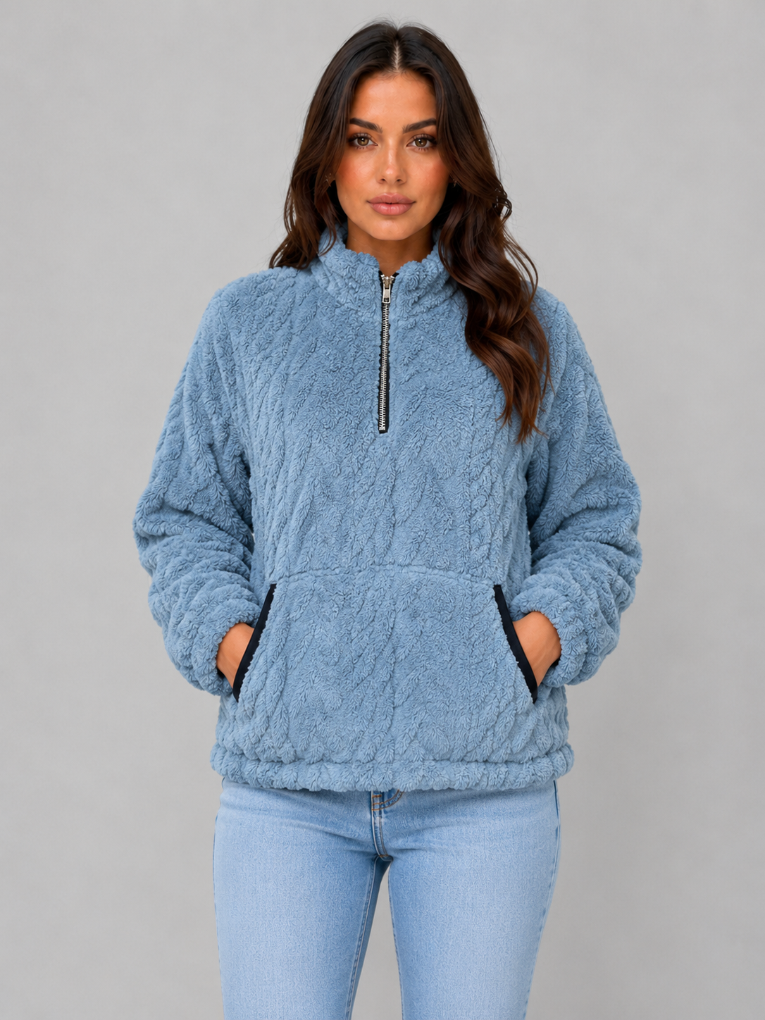 Sweatshirt in Blue