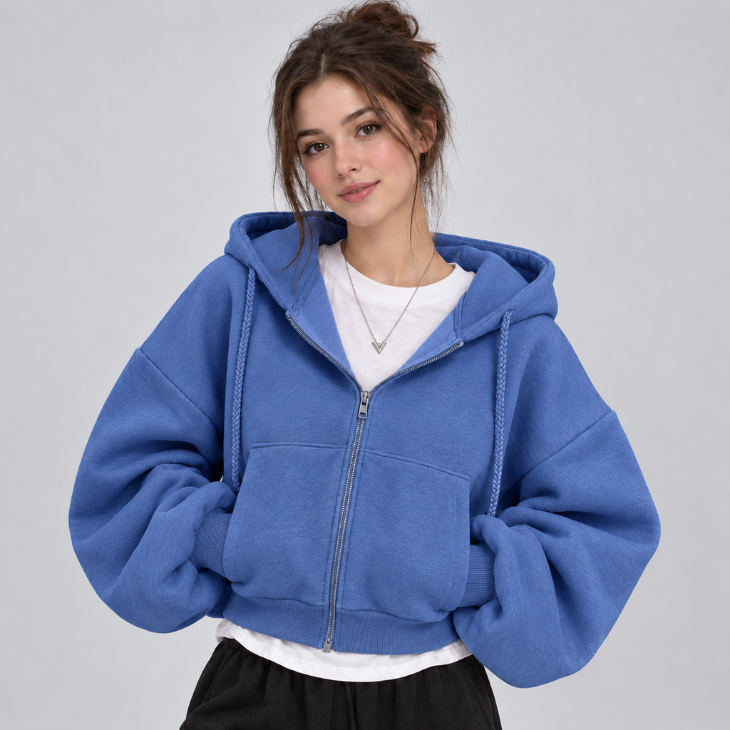 Hoodie in Blue