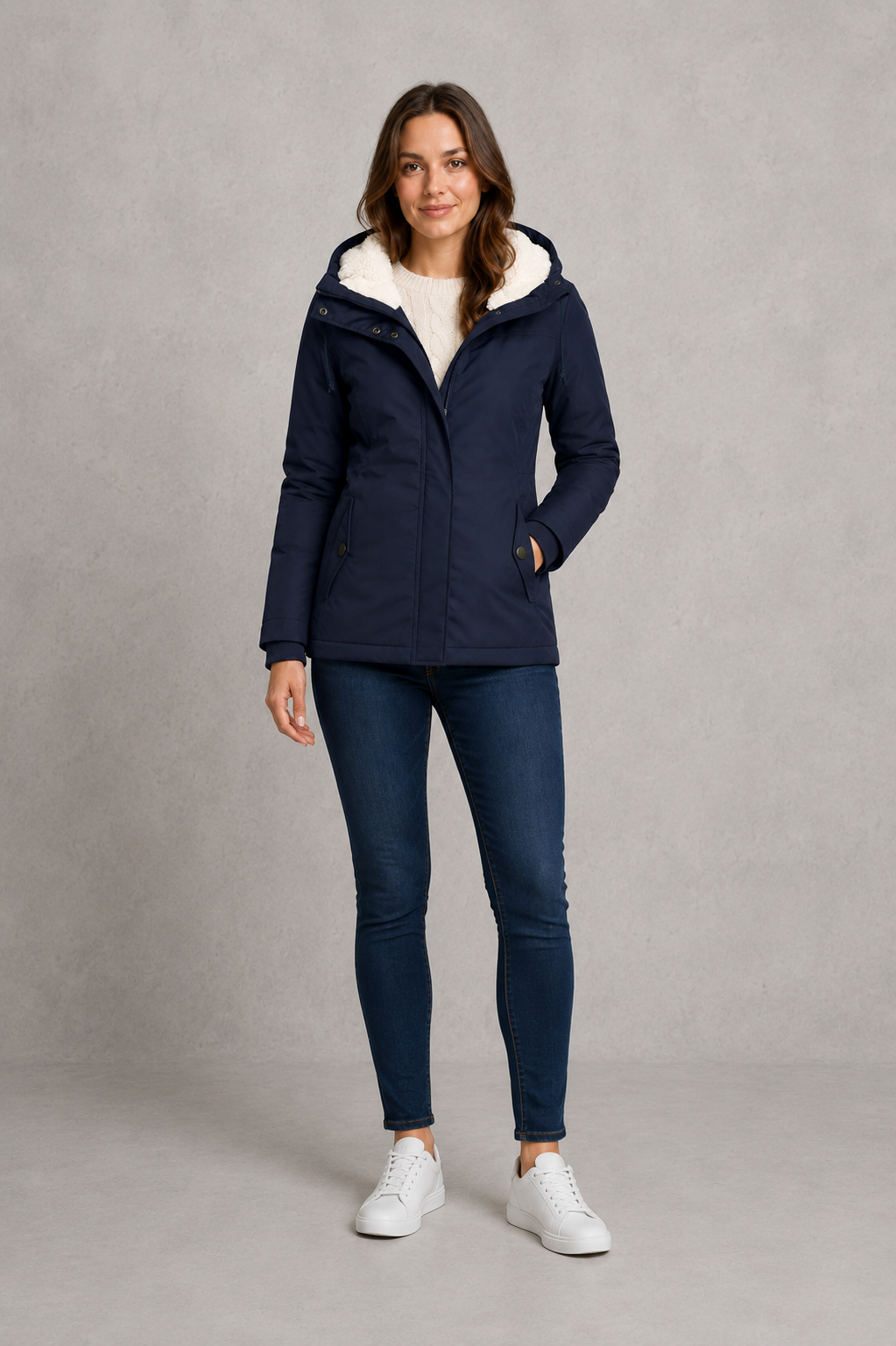 Coat in Blue