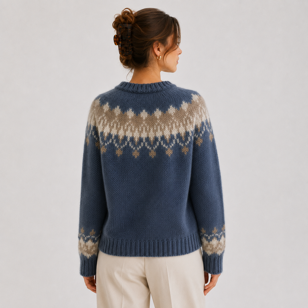 Cashmere Pullover Women in Blue