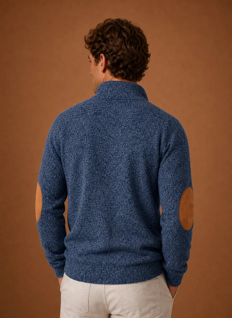 Men's Mock Neck Pullover Layering Sweater | Nero & Luya