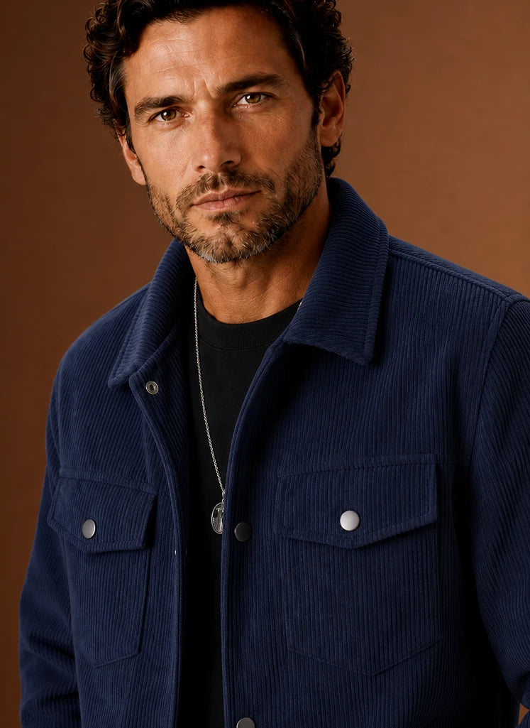 Men’s Corduroy Jacket – Casual Fall Jacket | Nero & Luya