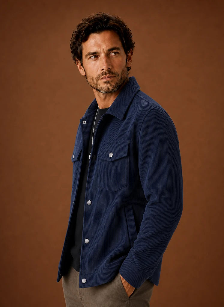 Men’s Corduroy Jacket – Casual Fall Jacket | Nero & Luya