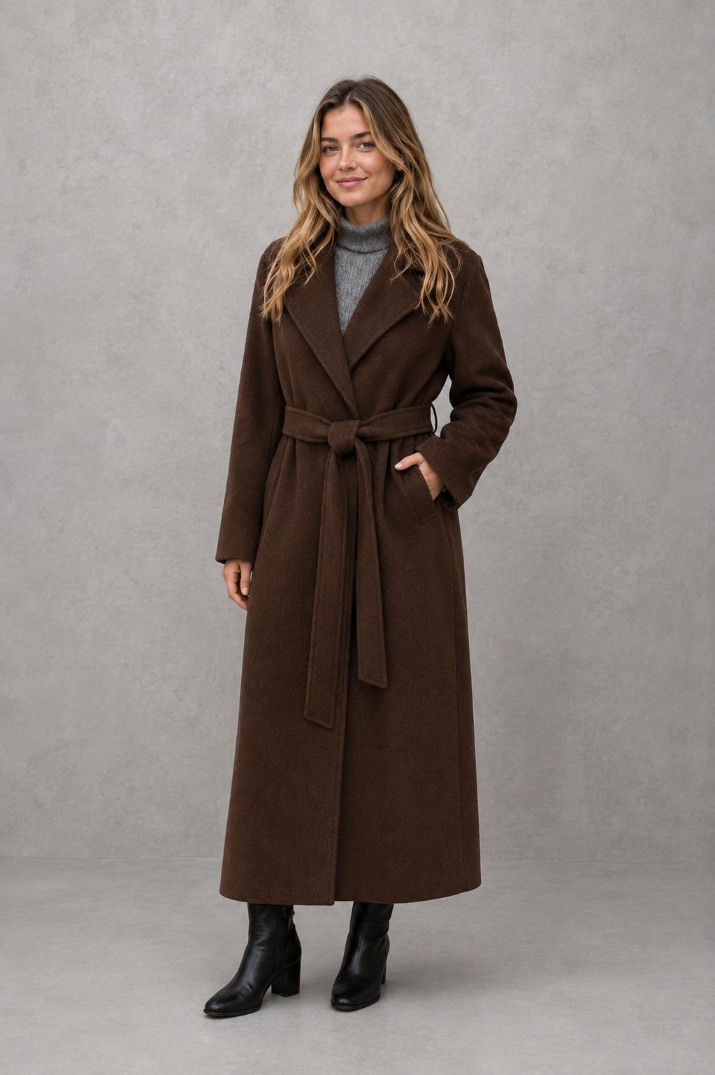 Coat in Brown