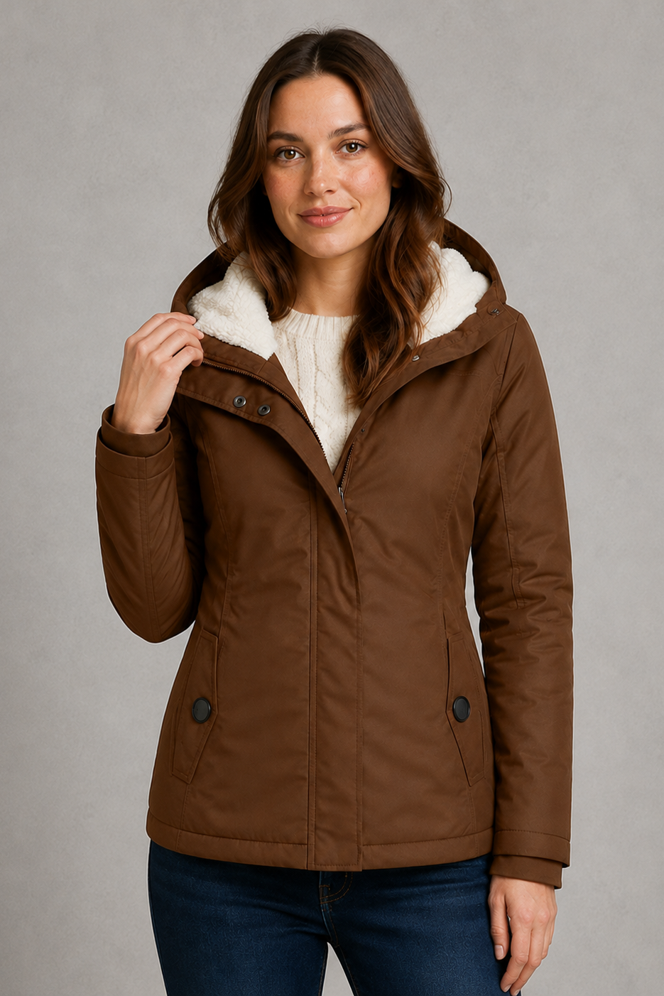 Coat in Brown