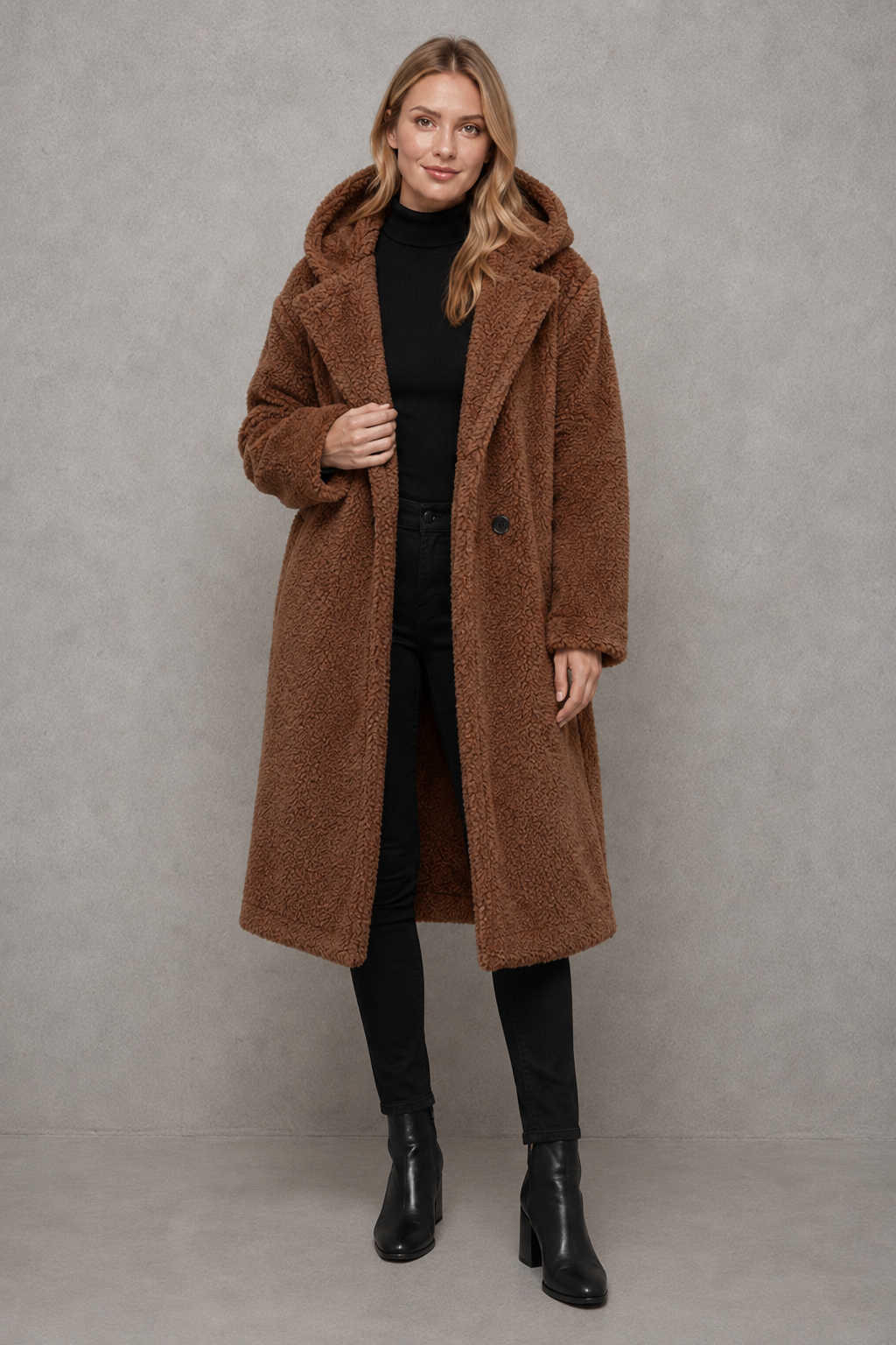 Coat in Brown