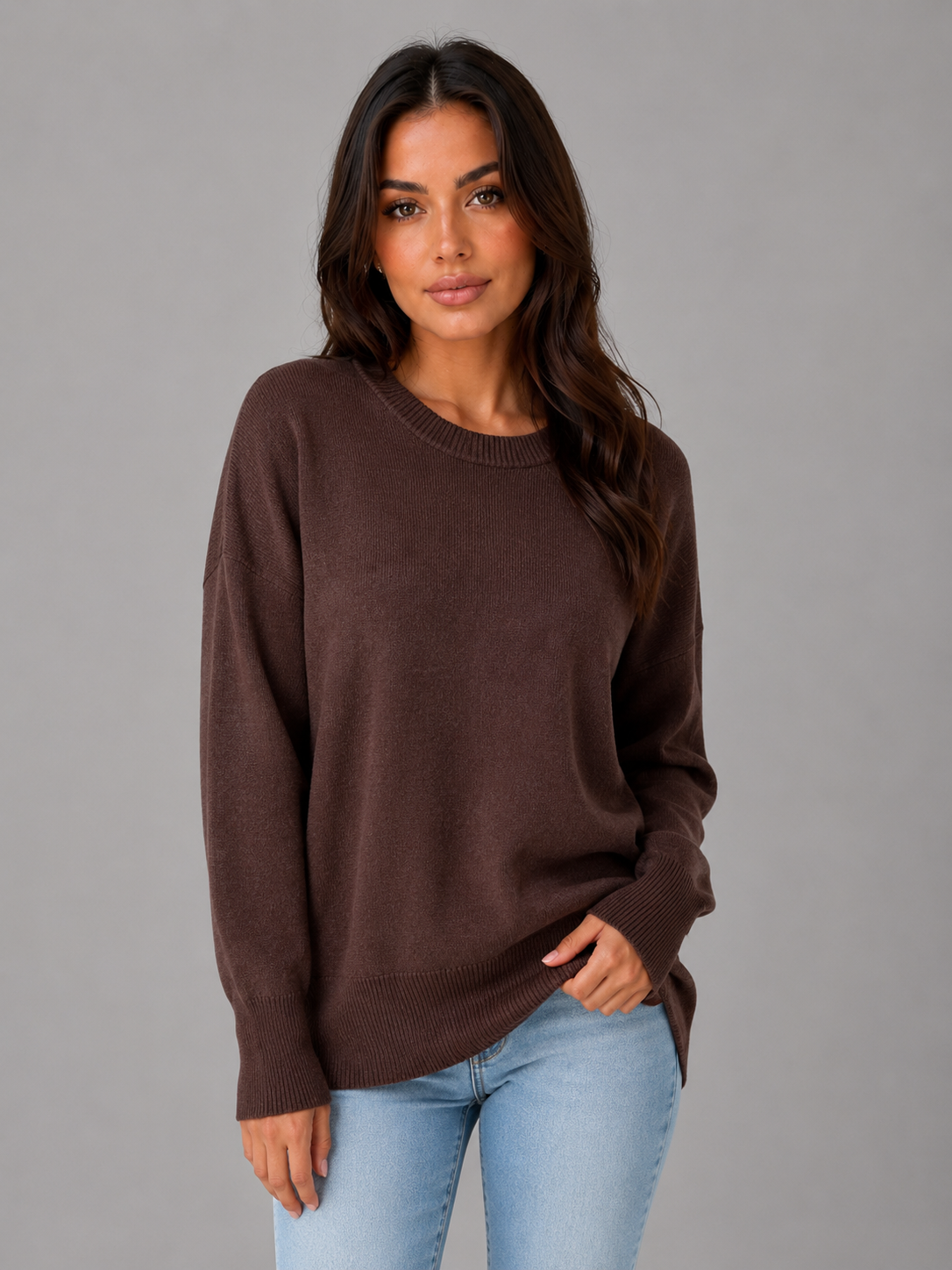 Sweater in Brown