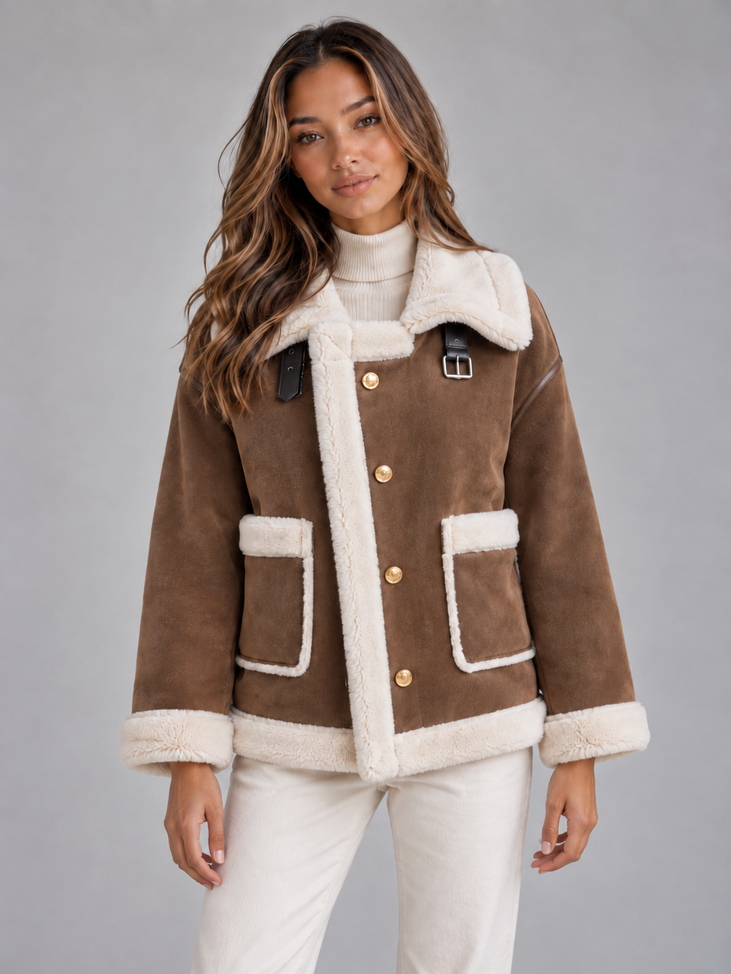 Jacket in Brown